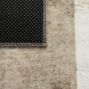 Teppich Venezia Abstrakt Geometrisch Braun Beige Rutschfest