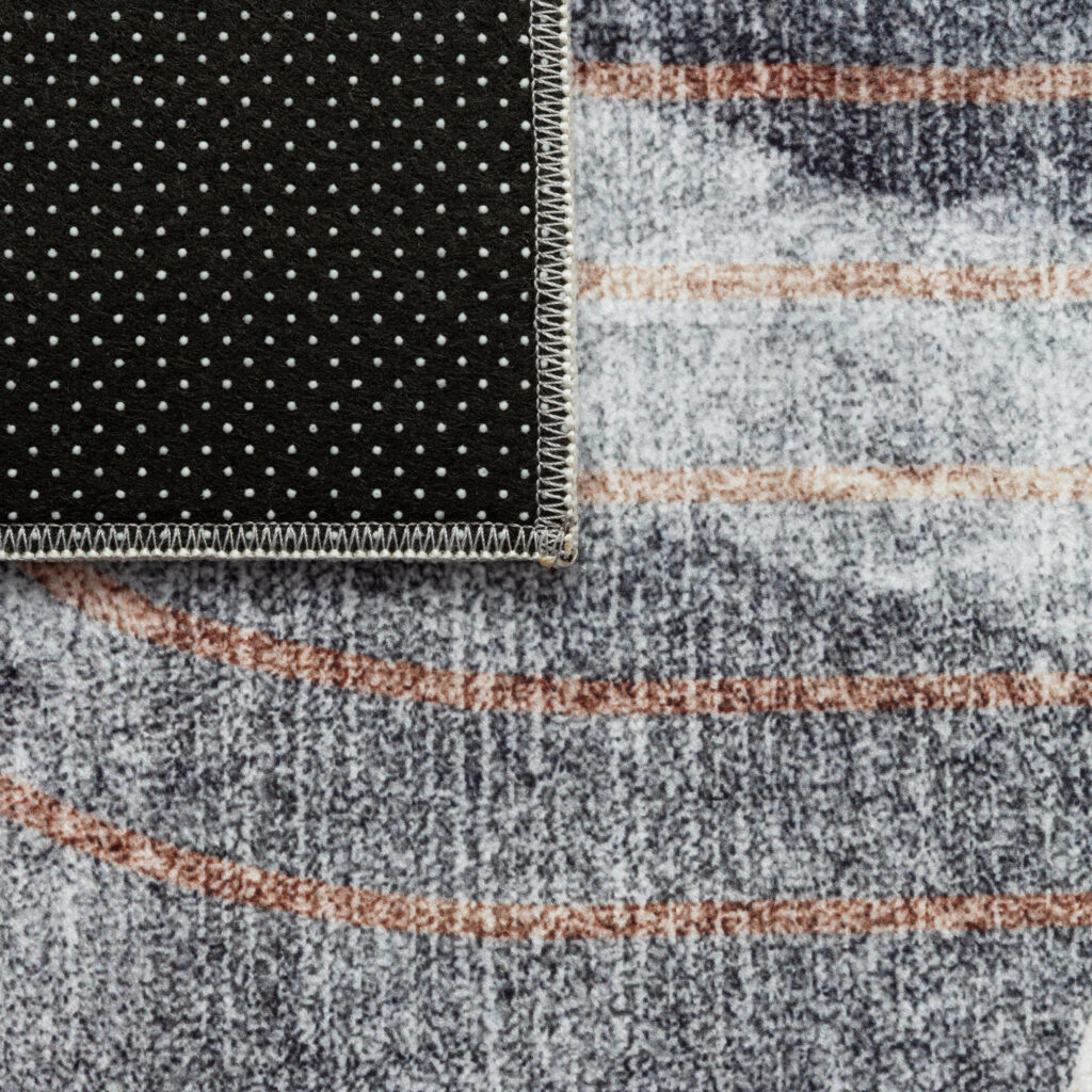 Teppich Venezia Modern Abstrakt Orange Beige Rutschfest