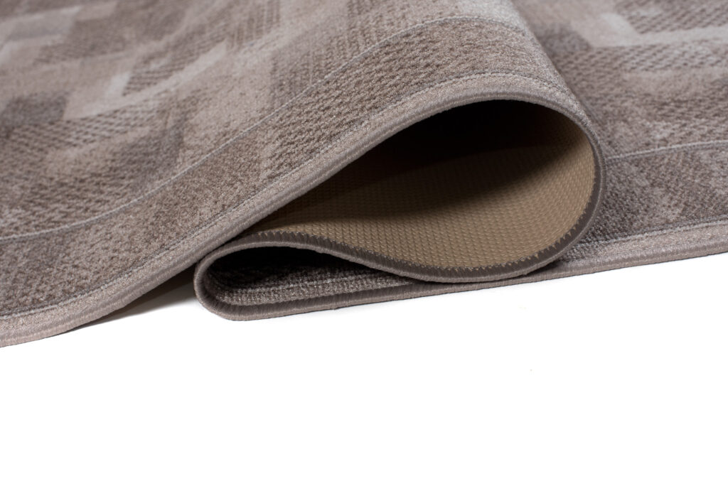 Teppichläufer Rutschfest Beige Geometrisch Meterware