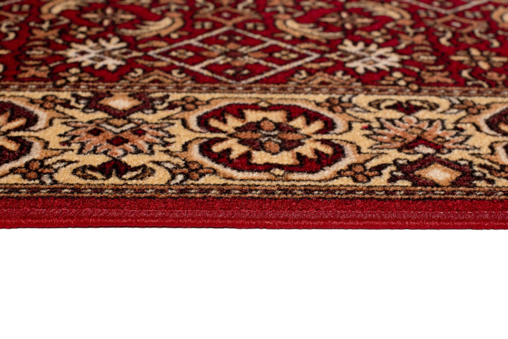 Teppichläufer Rutschfest Dunkelrot Orientalisch Meterware