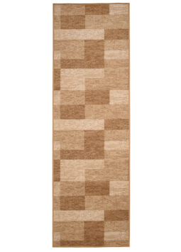 Teppichläufer Rutschfest Braun Beige Meterware
