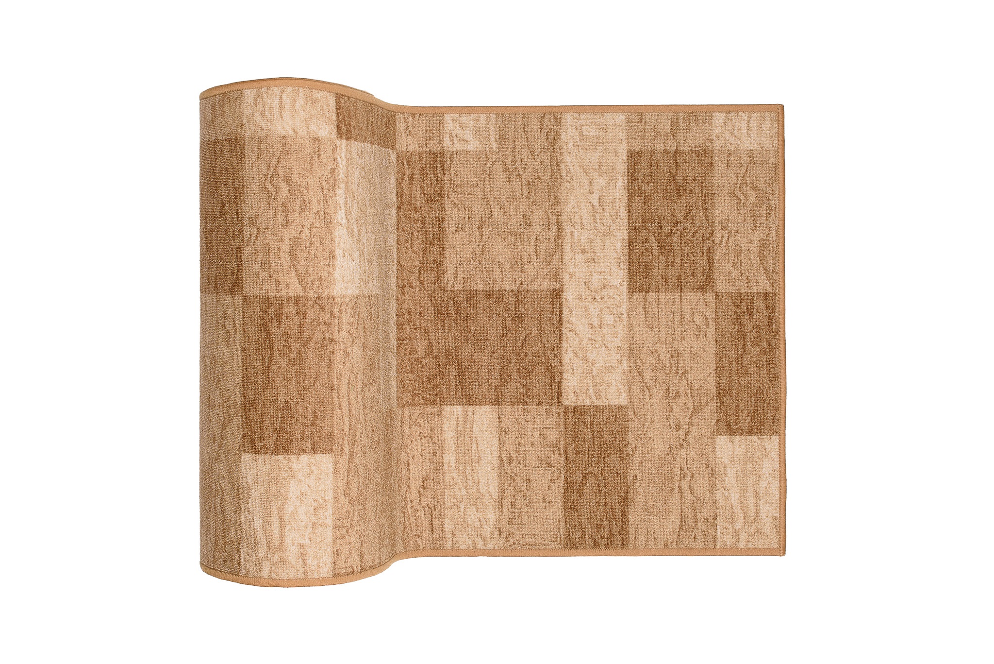 Teppichläufer Rutschfest Braun Beige Meterware