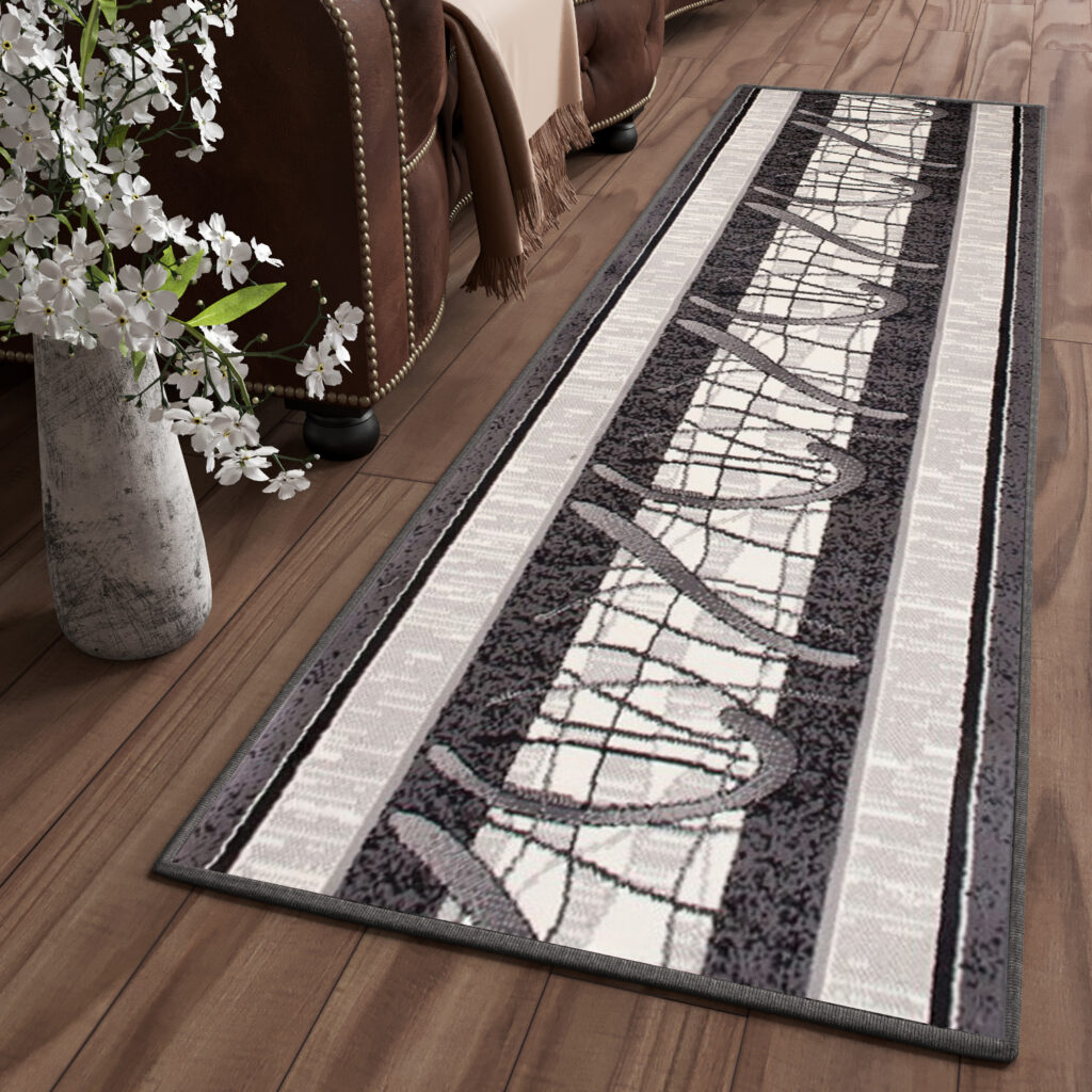 Teppichläufer Dream Grau Creme Abstrakt Modern Meterware