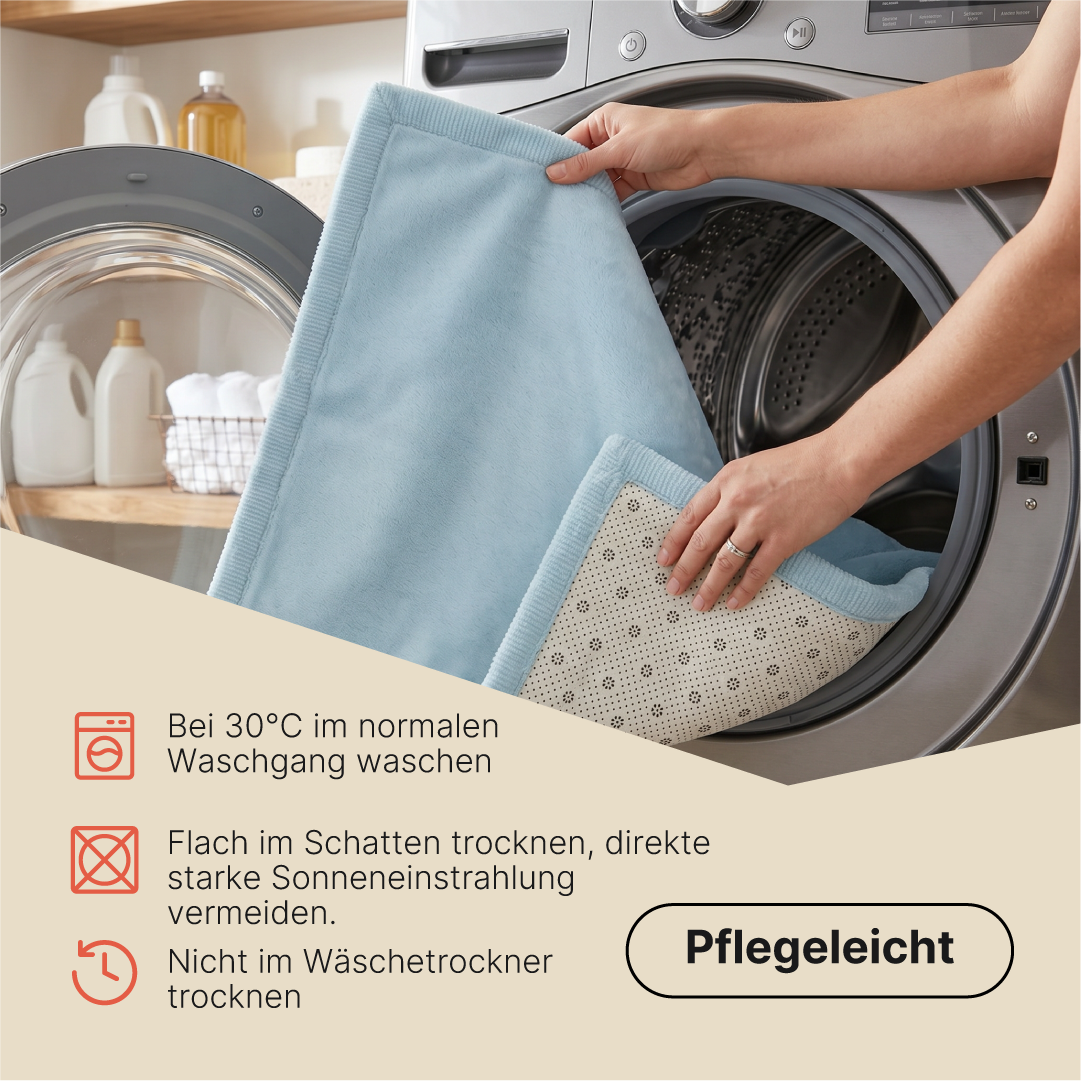 Kinderteppich Fluffin Blau