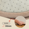 Kinderteppich Fluffin Rund Beige