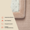 Kinderteppich Fluffin Quadratisch Beige
