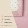 Kinderteppich Fluffin Rosa