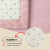 Kinderteppich Fluffin Quadratisch Rosa