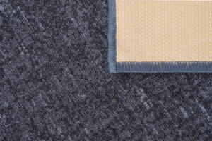Teppichläufer Rutschfest Dunkelgrau Geometrisch Meterware