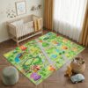 Teppich Kids Kurzflor Kinderteppich Spielmatte Jahrmarkt Freizeitpark