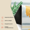 Teppich Kids Kurzflor Kinderteppich Bunt Safari Tiere