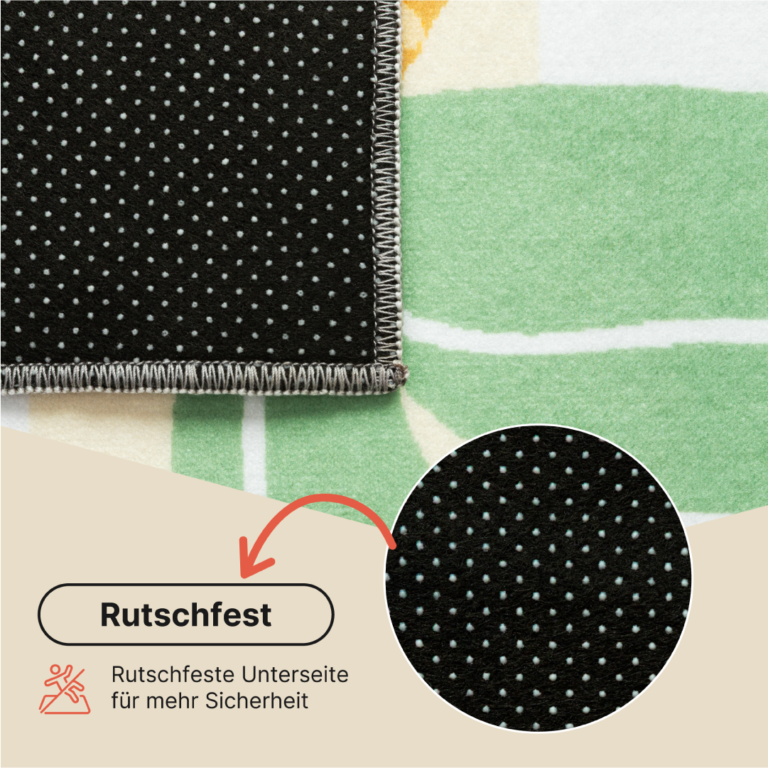 Teppich Kids Kurzflor Kinderteppich Bunt Safari Tiere