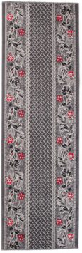Teppichläufer Dream Grau Abstrakt Floral Meterware