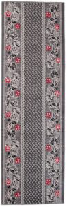 Teppichläufer Dream Grau Abstrakt Floral Meterware