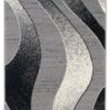 Teppichläufer Dream Hellgrau Modern Wellen Meterware