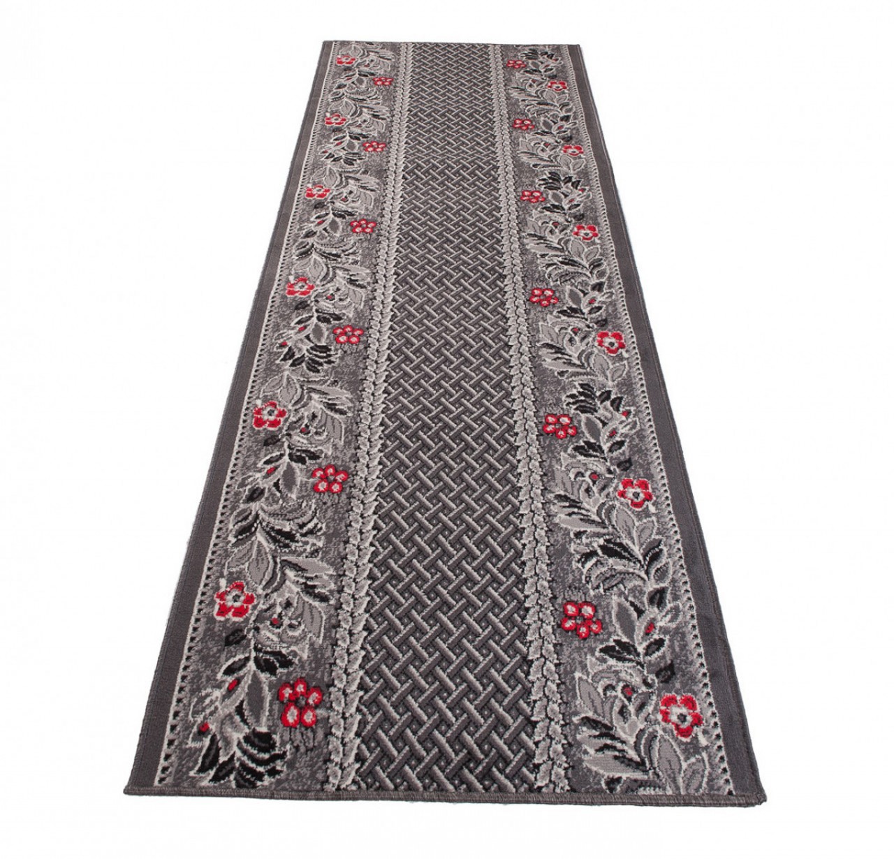 Teppichläufer Dream Grau Abstrakt Floral Meterware