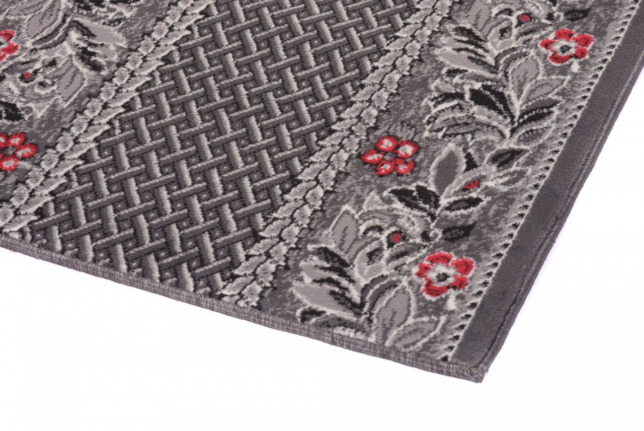 Teppichläufer Dream Grau Abstrakt Floral Meterware