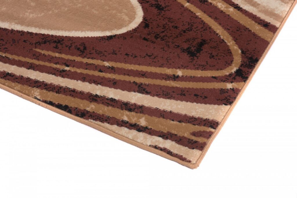 Teppichläufer Dream Braun Beige Abstrakt Wellen Meterware