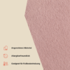 Teppich Lumi Rund Rosa Rutschfest