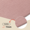 Teppich Lumi Quadratisch Rosa Rutschfest