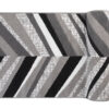 Teppichläufer Maya Grau Geometrisch Linien Meterware