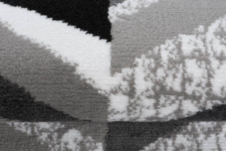 Teppichläufer Maya Grau Geometrisch Linien Meterware