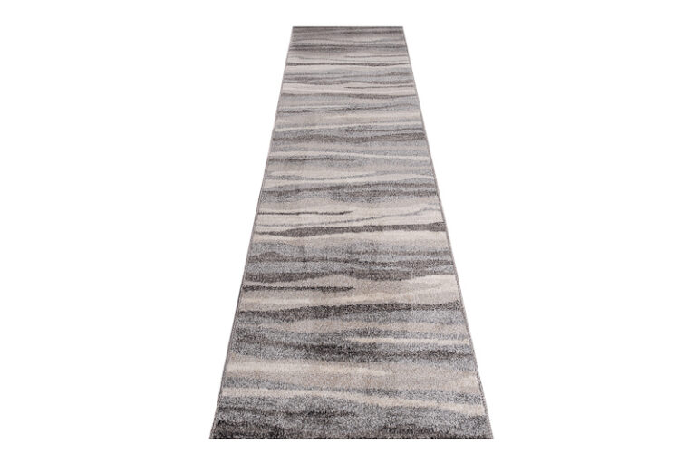Teppichläufer Sari Grau Beige Abstrakt Meterware
