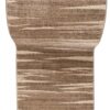 Teppichläufer Sari Dunkel Beige Gestreift Meterware