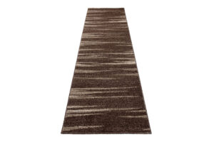 Teppichläufer Sari Braun Beige Gestreift Meterware