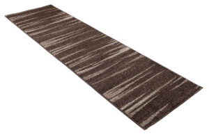 Teppichläufer Sari Braun Beige Gestreift Meterware
