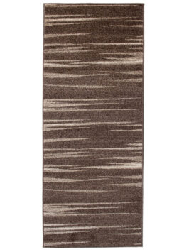 Teppichläufer Sari Braun Beige Gestreift Meterware