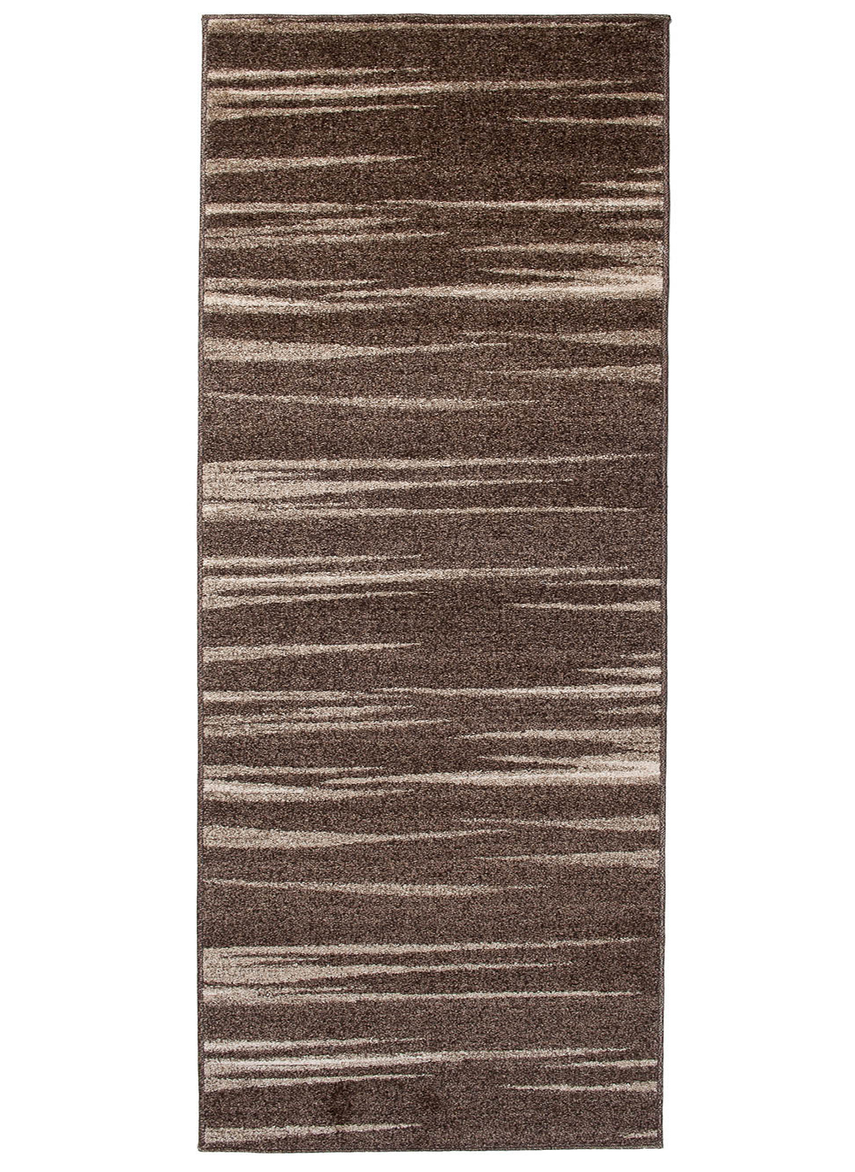 Teppichläufer Sari Braun Beige Gestreift Meterware