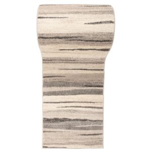 Teppichläufer Sari Beige Grau Abstrakt Meterware