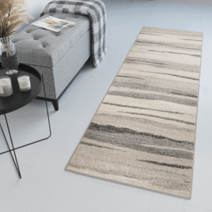 Teppichläufer Sari Beige Grau Abstrakt Meterware