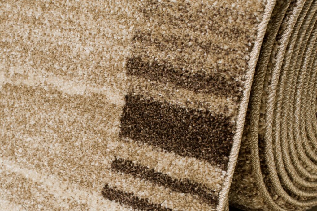 Teppichläufer Sari Beige Rahmen Meterware