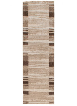 Teppichläufer Sari Beige Rahmen Meterware