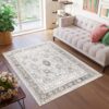 Teppich Valley Grau Kupferfarbe Ornamente Vintage
