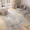 Teppich Valley Grau Fuchsrot Vintage Ornamente