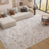 Teppich Trend Beige Blumen Orient-Muster