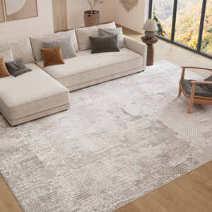 Teppich Trend Abstrakt Beige-Grau