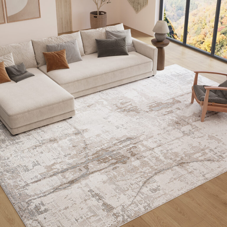 Teppich Trend Beige Abstrakt