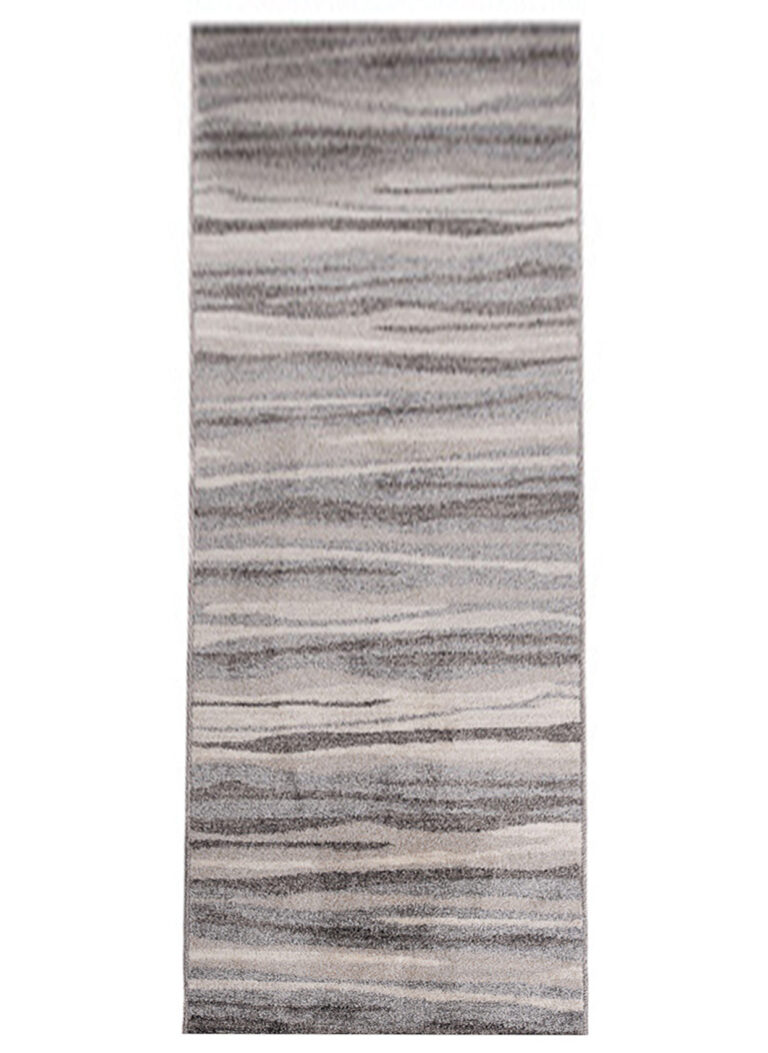 Teppichläufer Sari Grau Beige Abstrakt Meterware