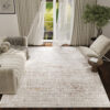 Teppich Trend Creme Beige Abstrakt