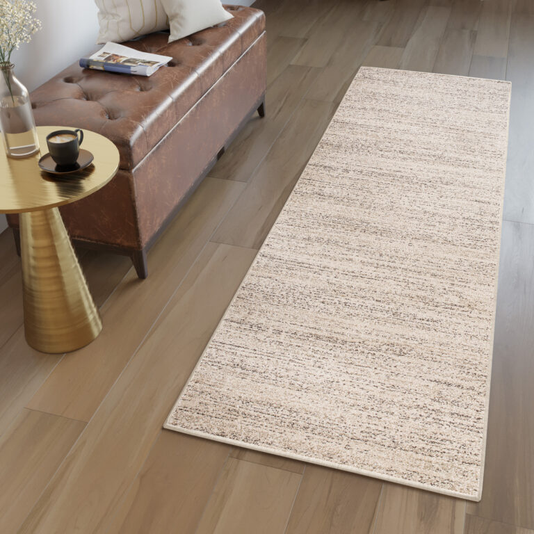 Teppichläufer Sari Creme Meliert Meterware