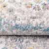 Teppichläufer Lazur Blau Grau Vintage Blumen Meterware