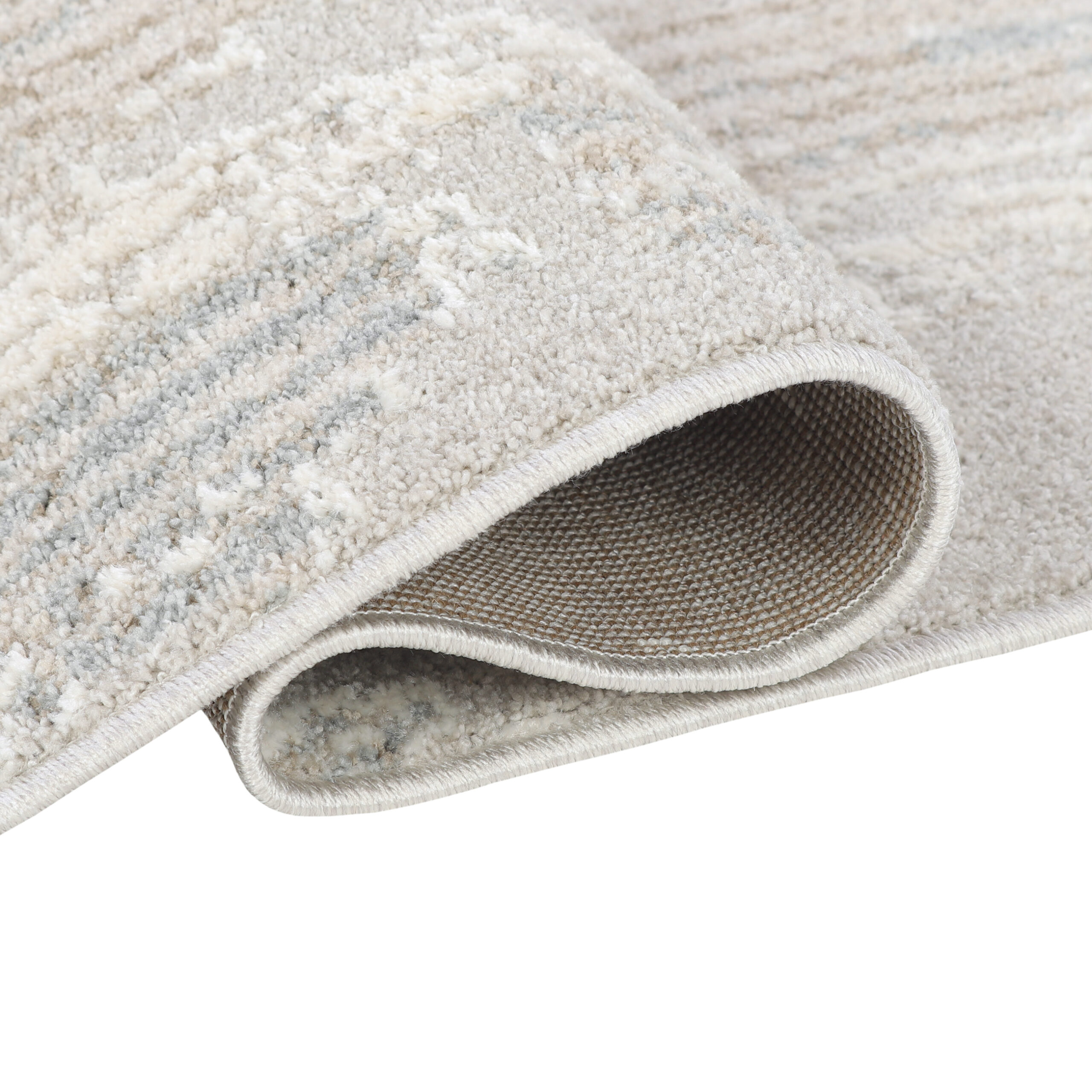 Teppich Trend Abstrakt Beige-Grau