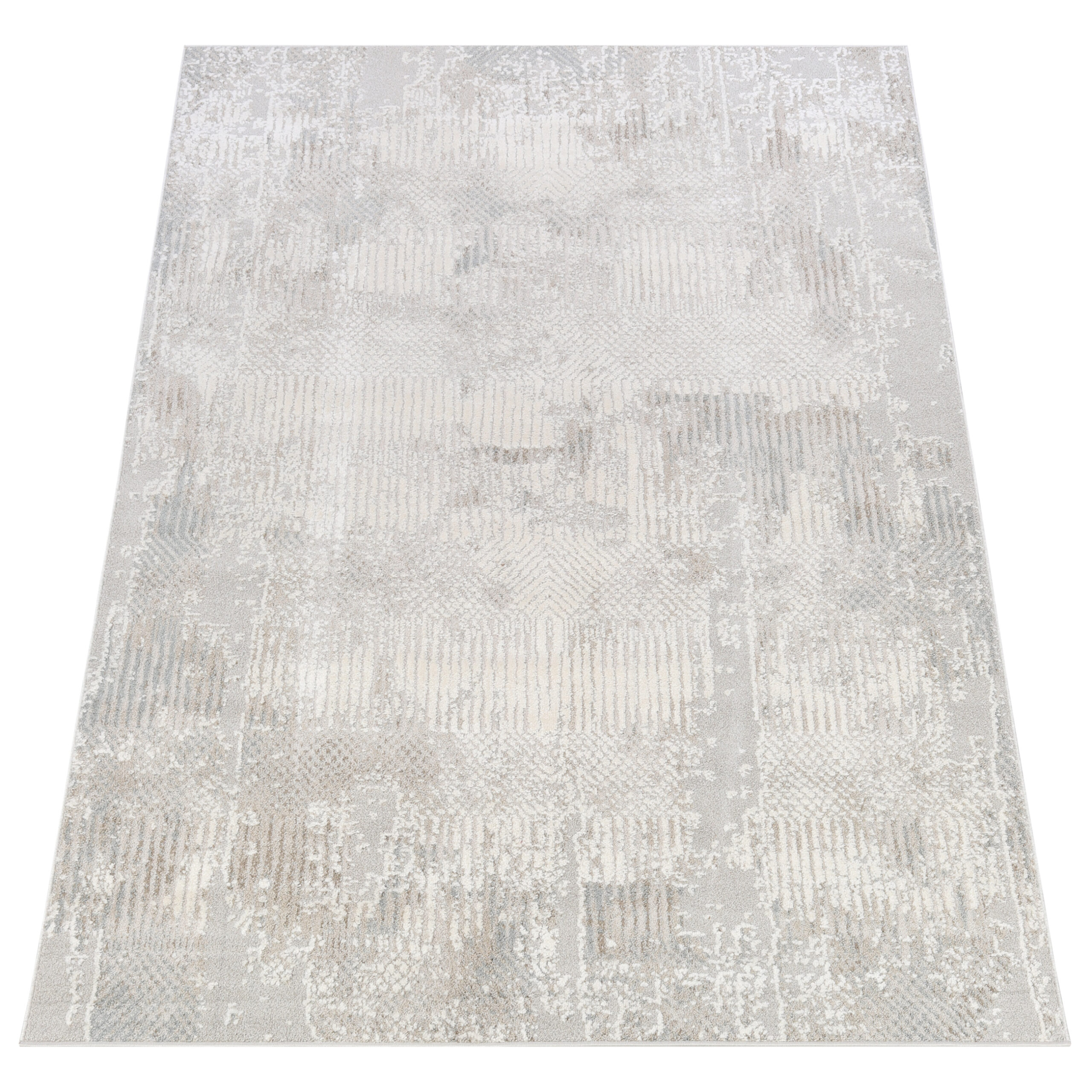 Teppich Trend Abstrakt Beige-Grau