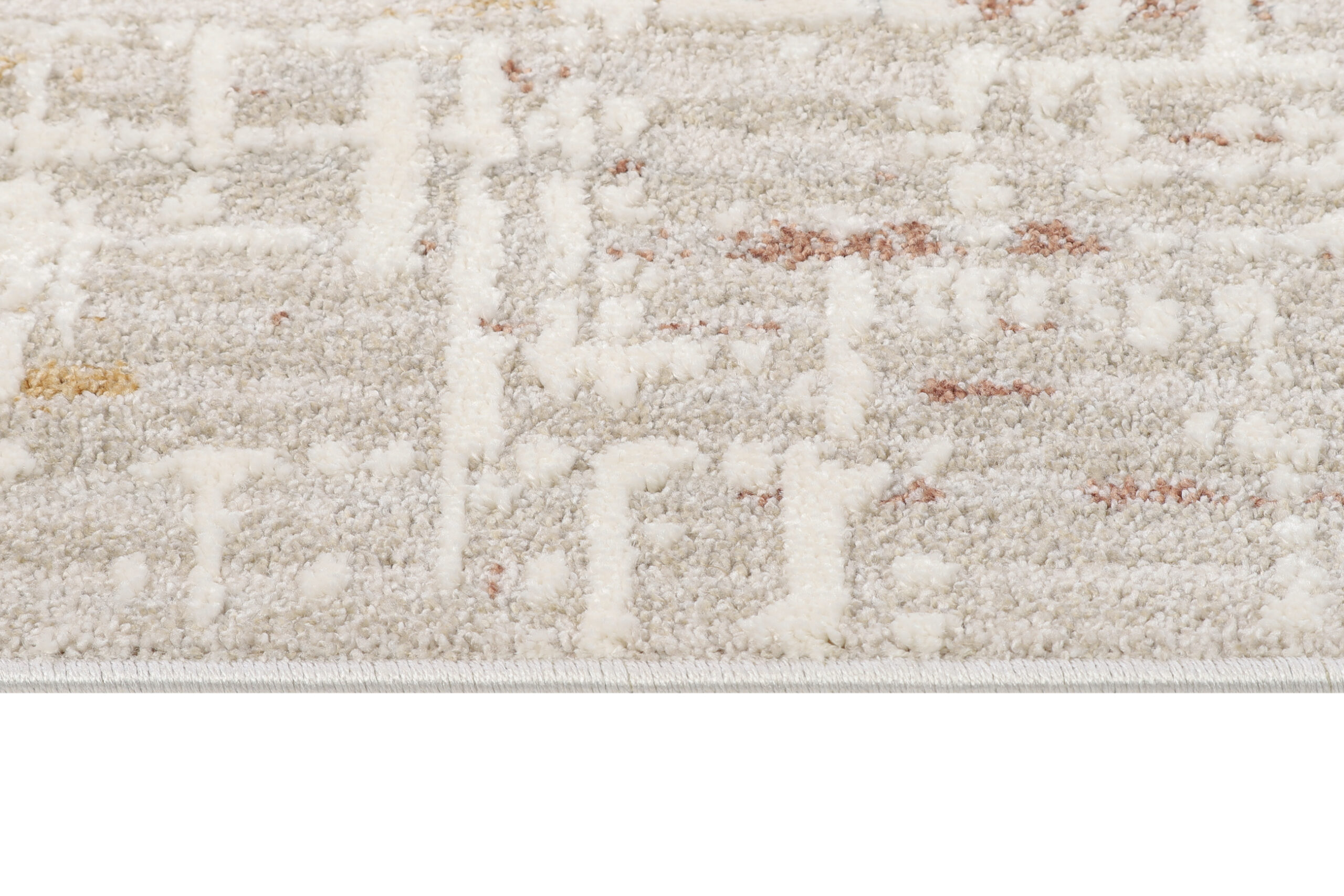 Teppich Trend Creme Beige Abstrakt