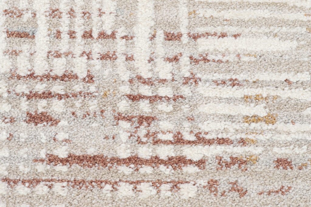 Teppich Trend Braun Beige Geometrisch