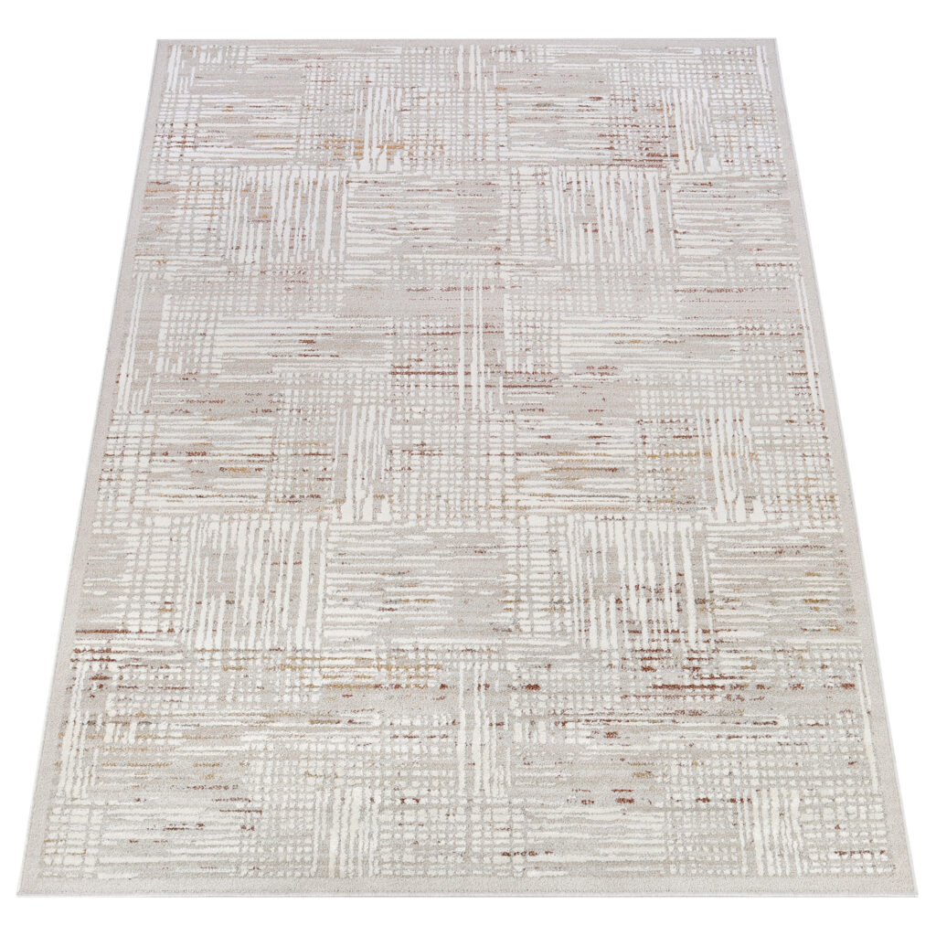 Teppich Trend Braun Beige Geometrisch